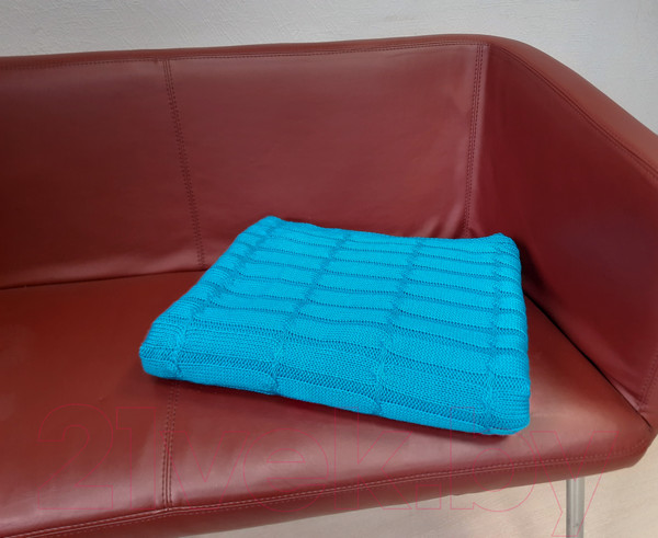 Изображение товара Плед Romgil РВ0067-ШЕ6 (120x160, синяя волна)