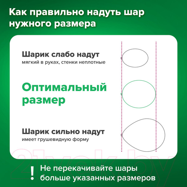 Изображение товара Набор воздушных шаров Brauberg Kids. Мечта / 591897 (100шт, сиреневый/белый/золото)