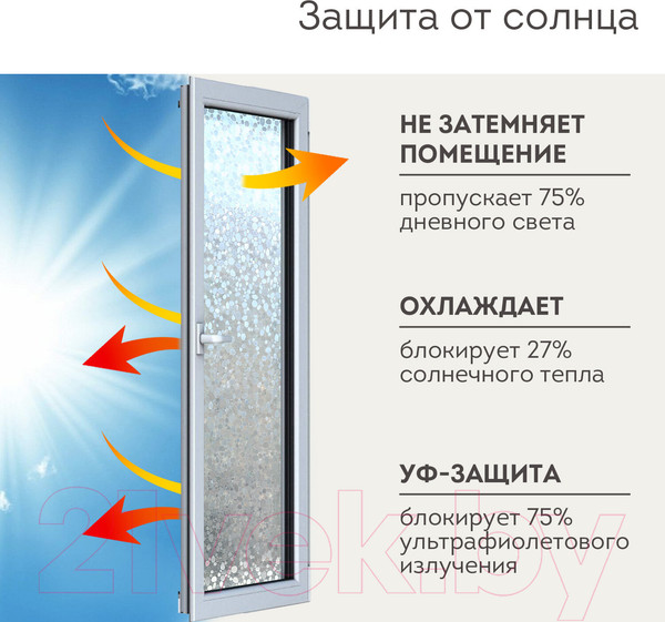Изображение товара Пленка для окон Daswerk Галька / 608584