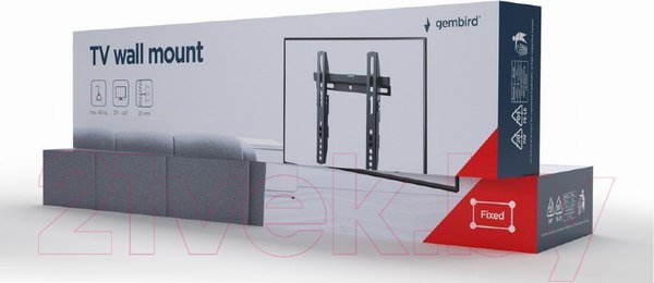 Изображение товара Кронштейн для телевизора Gembird WM-42F-02