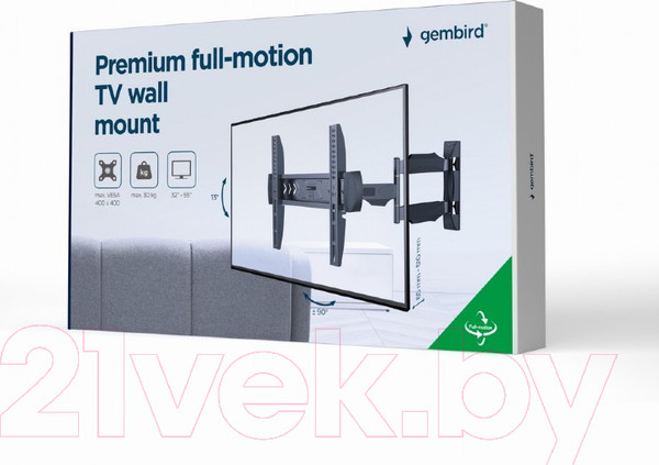 Изображение товара Кронштейн для телевизора Gembird WM-55ST-02