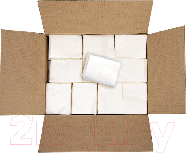 Изображение товара Бумажные салфетки Laima Premium 17x15.5см / 112509 (30x100шт, белый)