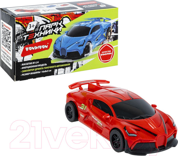 Изображение товара Масштабная модель автомобиля Bondibon Парк Техники / ВВ6115