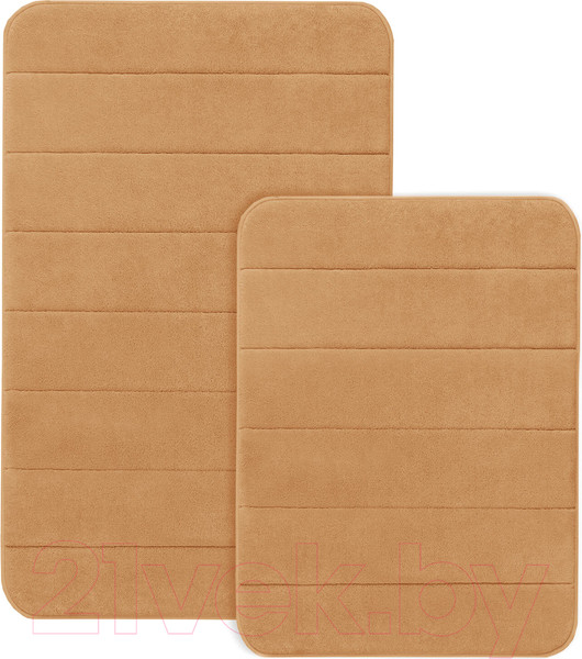 Изображение товара Набор ковриков для ванной и туалета Laima Home / 608447 (бежевый)