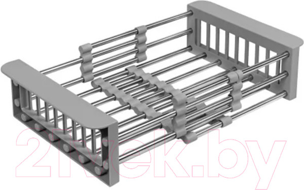 Изображение товара Мойка кухонная Arfeka Eco AR 60x50 + CL AR + DS AR (сатин, с дозатором и коландером)