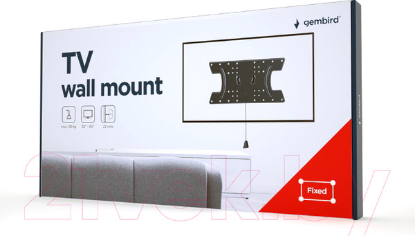Изображение товара Кронштейн для телевизора Gembird  WM-65F-03