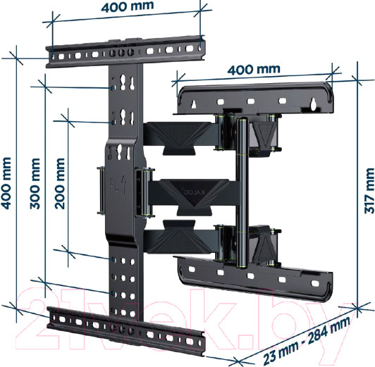 Изображение товара Кронштейн для телевизора Gembird WM-65ST-01