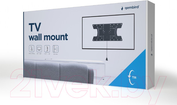 Изображение товара Кронштейн для телевизора Gembird WM-65T-02