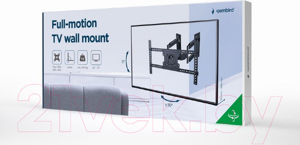 Изображение товара Кронштейн для телевизора Gembird WM-75ST-02