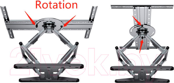Изображение товара Кронштейн для телевизора Gembird WM-80STR-01