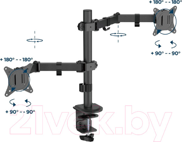Изображение товара Кронштейн для монитора Gembird MA-D2-03