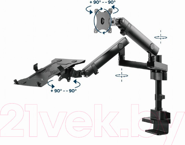 Изображение товара Кронштейн для монитора и ноутбука Gembird MA-DA3-02