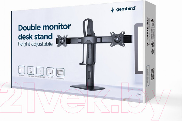 Изображение товара Подставка для монитора Gembird MS-D2-01