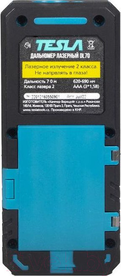 Изображение товара Лазерный дальномер Tesla DL70 / 834616