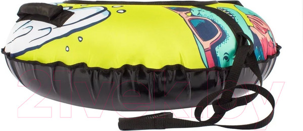 Изображение товара Тюбинг-ватрушка Snowstorm BZ-100 Wave / W112880 (100см, голубой/черный)