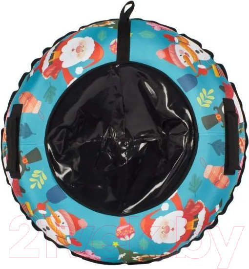 Изображение товара Тюбинг-ватрушка Snowstorm BZ-90 Cristmass / W112873 (90см, бирюзовый/черный)