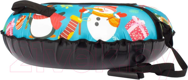 Изображение товара Тюбинг-ватрушка Snowstorm BZ-90 Cristmass / W112873 (90см, бирюзовый/черный)