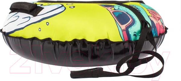 Изображение товара Тюбинг-ватрушка Snowstorm BZ-90 Wave / W112866 (90см, голубой/черный)
