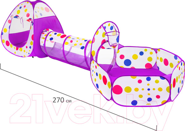 Изображение товара Детская игровая палатка Brauberg Лабиринт / 665172