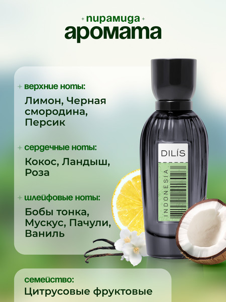 Изображение товара Парфюмерная вода Dilis Essence of the World Indonesia (60мл)