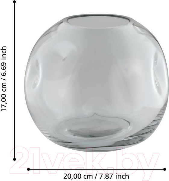 Изображение товара Ваза Eglo Marosava 421241 (стекло, прозрачный)