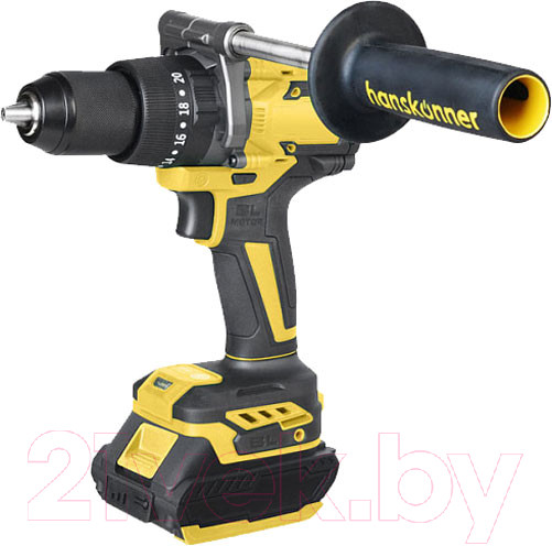 Изображение товара Аккумуляторная дрель-шуруповерт Hanskonner HCD18165BLI