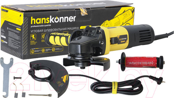 Изображение товара Угловая шлифовальная машина Hanskonner HAG15125E