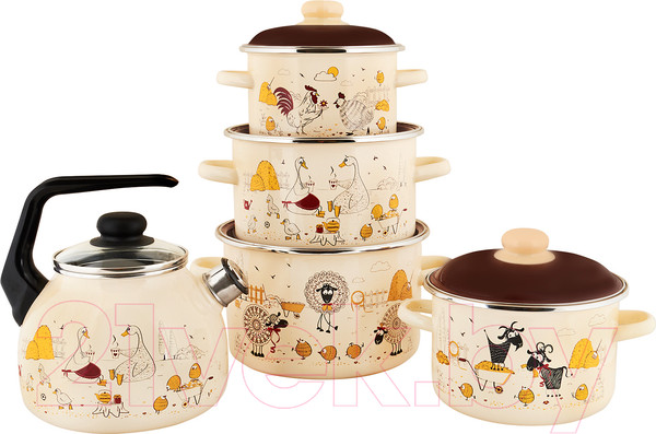 Изображение товара Кастрюля Appetite Подворье 6RD221M