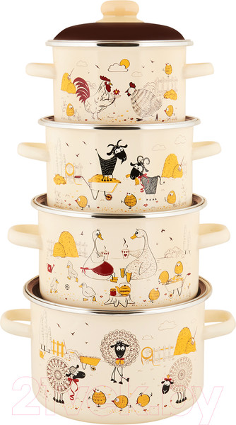 Изображение товара Кастрюля Appetite Подворье 6RD221M