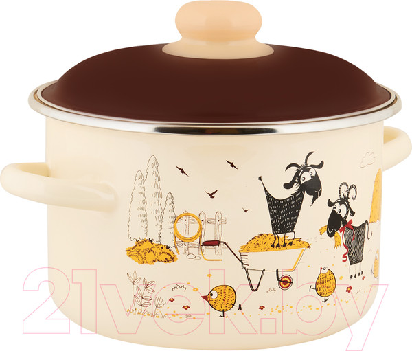 Изображение товара Кастрюля Appetite Подворье 6RD181M