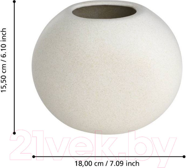 Изображение товара Ваза Eglo Ankaramy 421258 (керамика, бежевый)