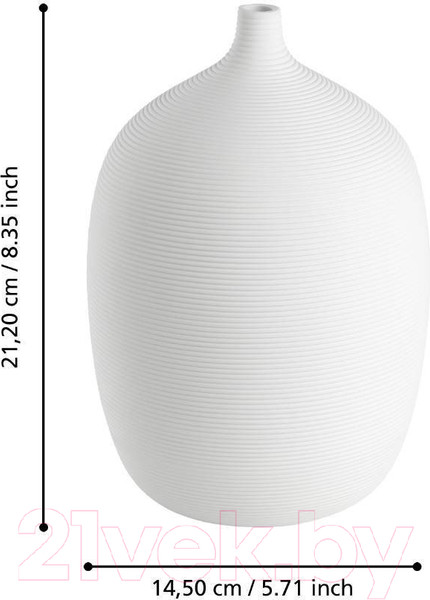Изображение товара Ваза Eglo Mitane 421263 (керамика, белый)