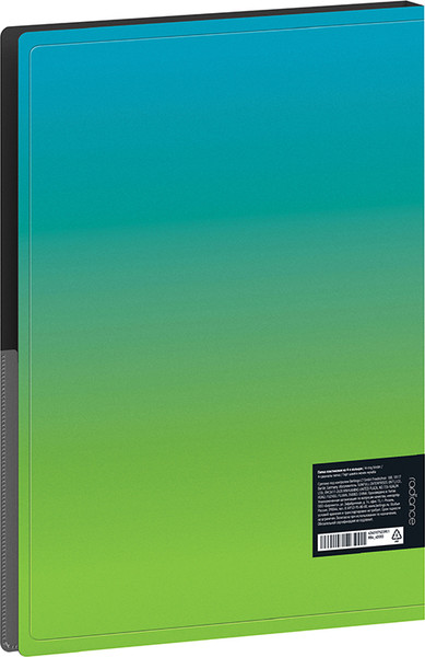 Изображение товара Папка для бумаг Berlingo Radiance / RB4_4D003 (голубой/зеленый)
