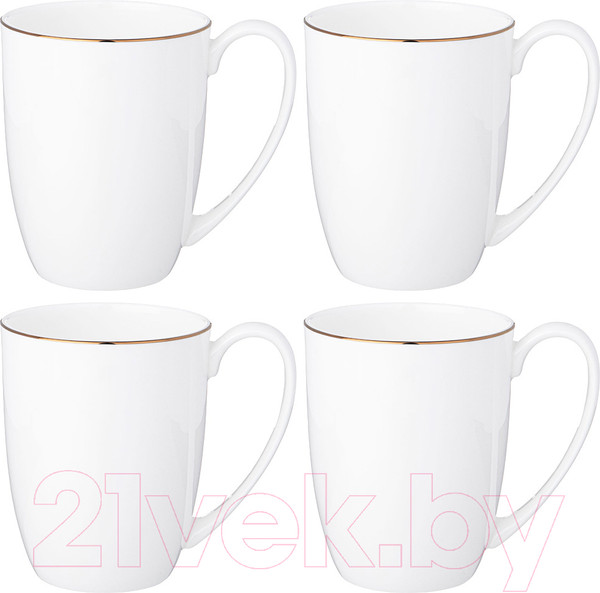 Изображение товара Набор кружек Lefard Кристал Голд / 414-055 (4шт)
