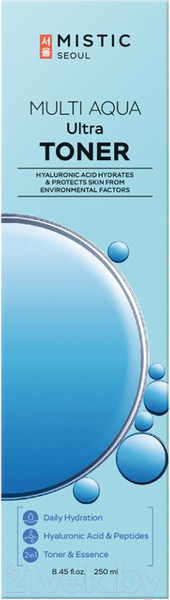Изображение товара Тонер для лица Mistic Multi Aqua Ultra Глубокоувлажняющий с гиалуроновой кислотой (250мл)