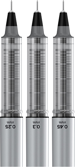 Изображение товара Набор капиллярных ручек Berlingo Precision / CK_50230 (3шт)