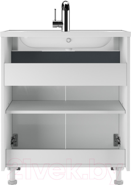 Изображение товара Тумба под умывальник Домино Absolute 70 Vector без ящика