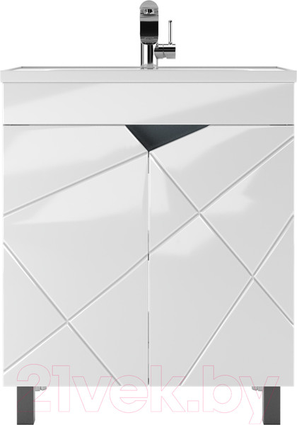 Изображение товара Тумба под умывальник Домино Absolute 70 Vector без ящика
