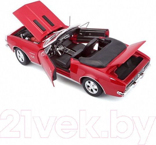 Изображение товара Масштабная модель автомобиля Maisto 1967 Chevrolet Camaro SS 396 / 31684 (красный)