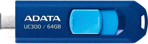 Изображение товара USB flash накопитель A-data UC300 64GB (ACHO-UC300-64G-RNB/BU)