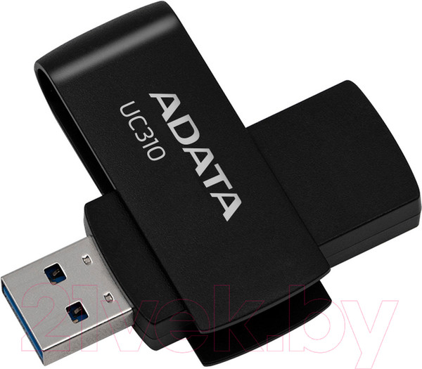 Изображение товара USB flash накопитель A-data UC310 128GB (UC310-128G-RBK)