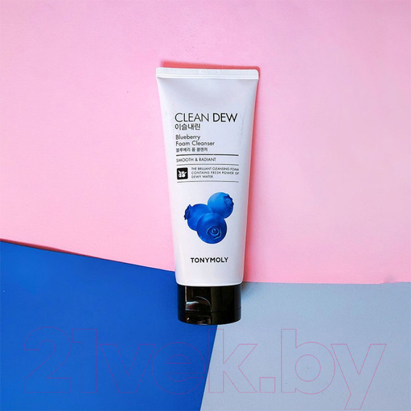 Изображение товара Пенка для умывания Tony Moly Clean Dew Blueberry Foam Cleanser (180мл)