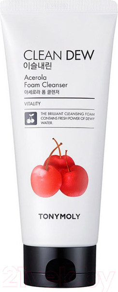 Изображение товара Пенка для умывания Tony Moly Clean Dew Acerola Foam Cleanser (180мл)