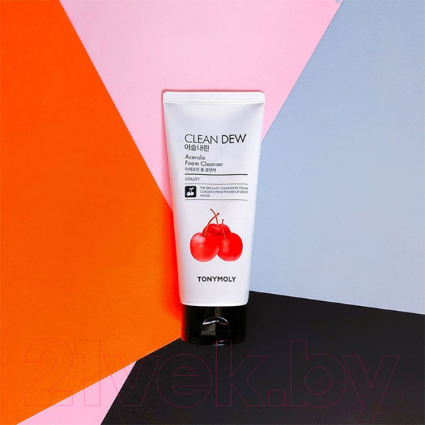 Изображение товара Пенка для умывания Tony Moly Clean Dew Acerola Foam Cleanser (180мл)