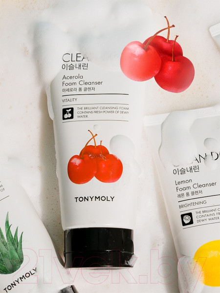 Изображение товара Пенка для умывания Tony Moly Clean Dew Acerola Foam Cleanser (180мл)