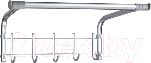 Изображение товара Вешалка для одежды Sheffilton SHT-WH6 (хром/серый)