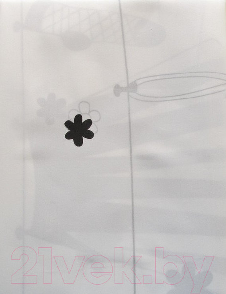 Изображение товара Шторка-занавеска для ванны Miranda Dressy Black