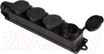 Изображение товара Розетка EKF Basic 4-м 2P+PE 16A 230В IP44 / RPS-020-16-230-44