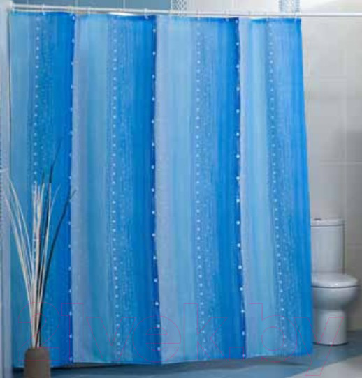 Изображение товара Шторка-занавеска для ванны Miranda Rain Blue