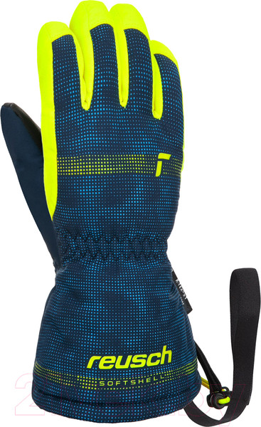 Изображение товара Перчатки лыжные Reusch Maxi R-Tex Xt Dress / 6285215-4955 (р-р 5, Blue/Safety Yellow)